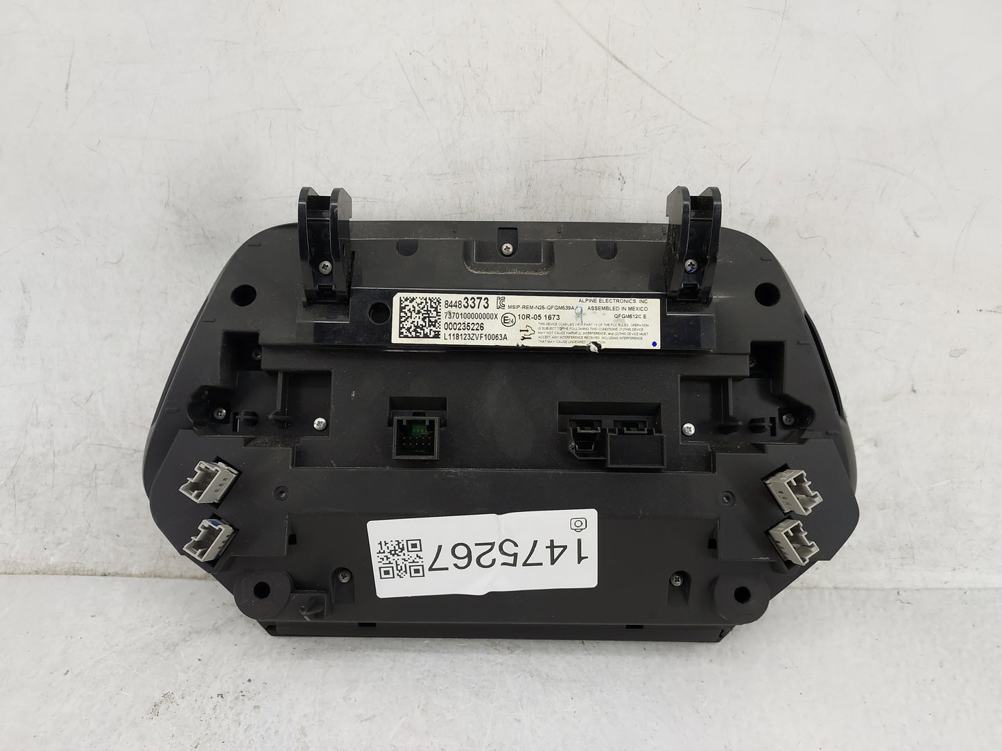 2018 Chevrolet Camaro Radio Control Panel Black - Oemusedautoparts1.com
