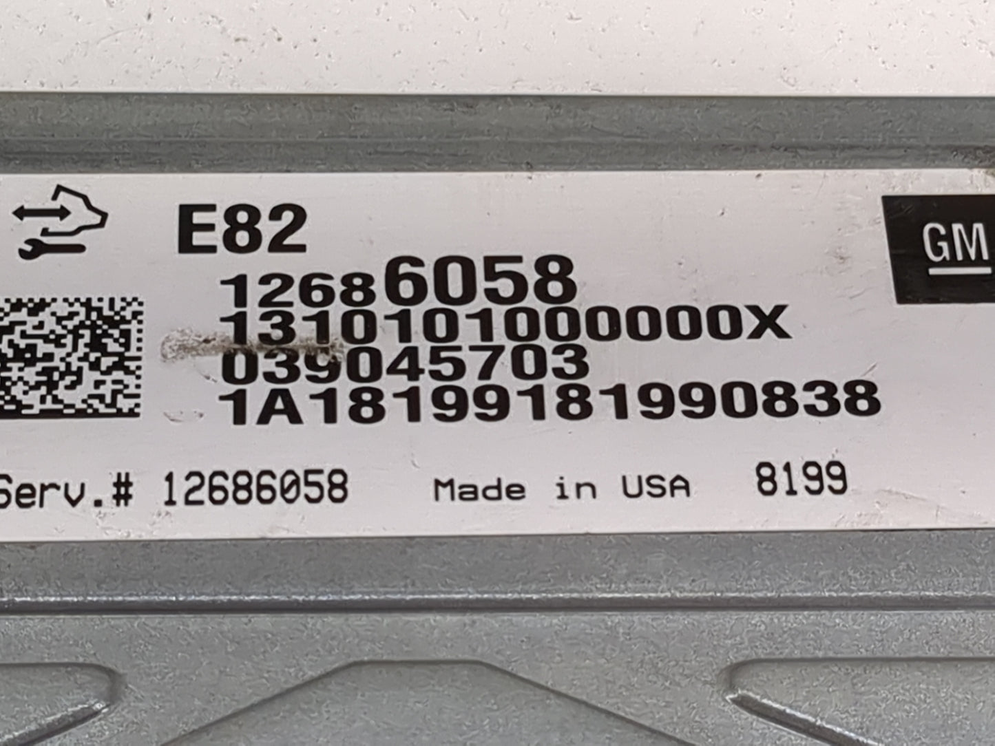 2016-2021 Chevrolet Camaro PCM Engine Control Computer ECU ECM PCU OEM P/N:12686058 Fits Fits 2016 2017 2018 2019 2020 2021 