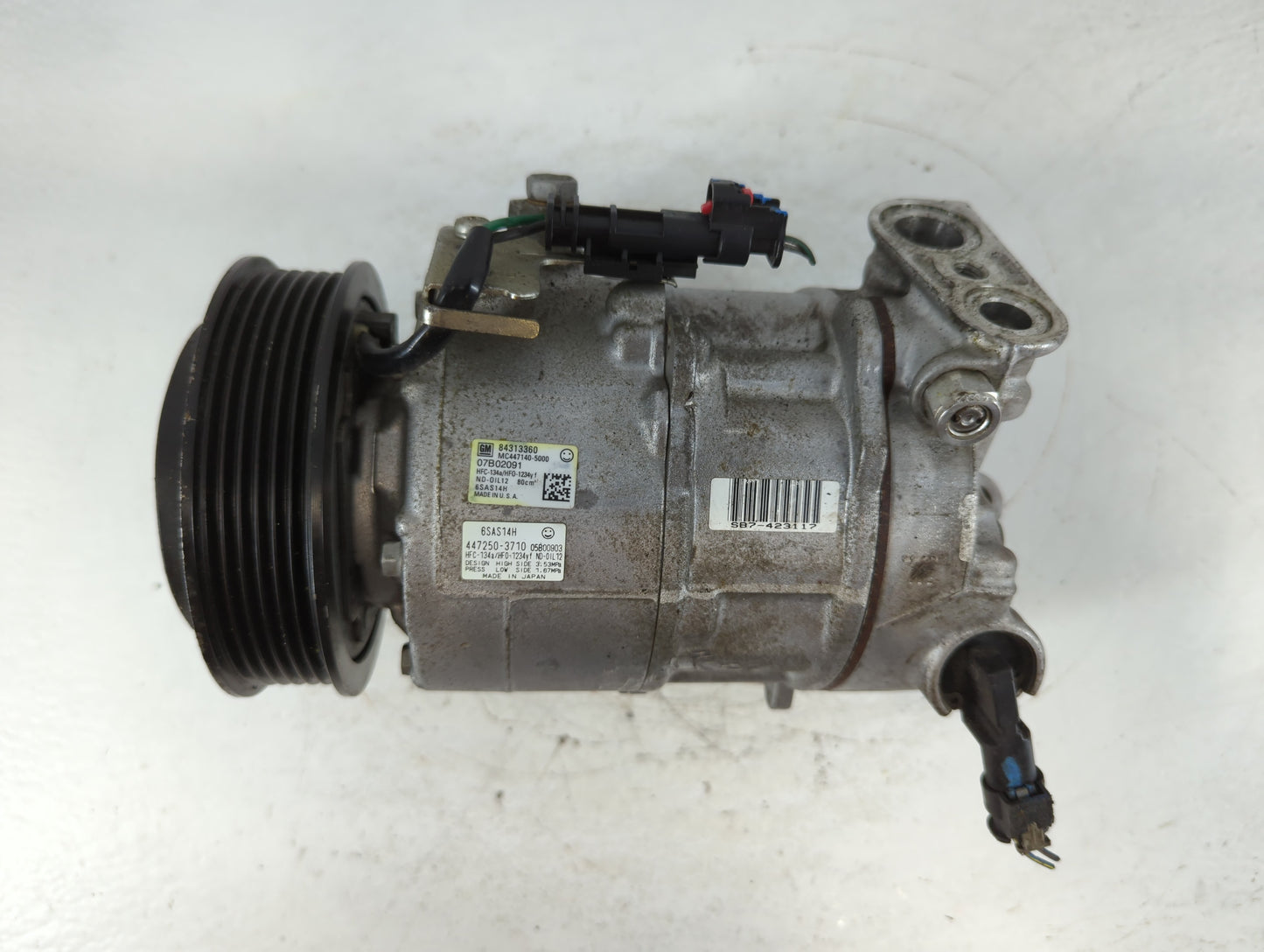 2018-2021 Chevrolet Camaro Air Conditioning A/c Ac Compressor Oem - Oemusedautoparts1.com