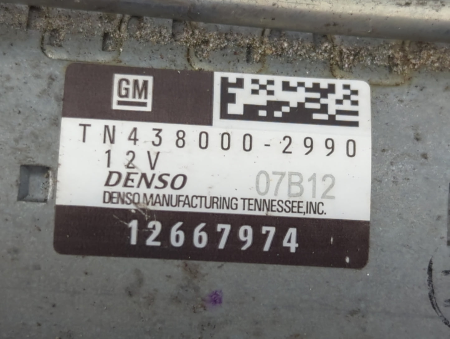 2016-2021 Chevrolet Camaro Car Starter Motor Solenoid OEM P/N:12667974 Fits Fits 2016 2017 2018 2019 2020 2021 2022 OEM Used