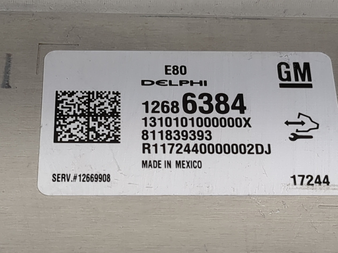 2017-2022 Chevrolet Colorado PCM Engine Control Computer ECU ECM PCU OEM P/N:12686384 12669908 Fits OEM Used Auto Parts - Oe