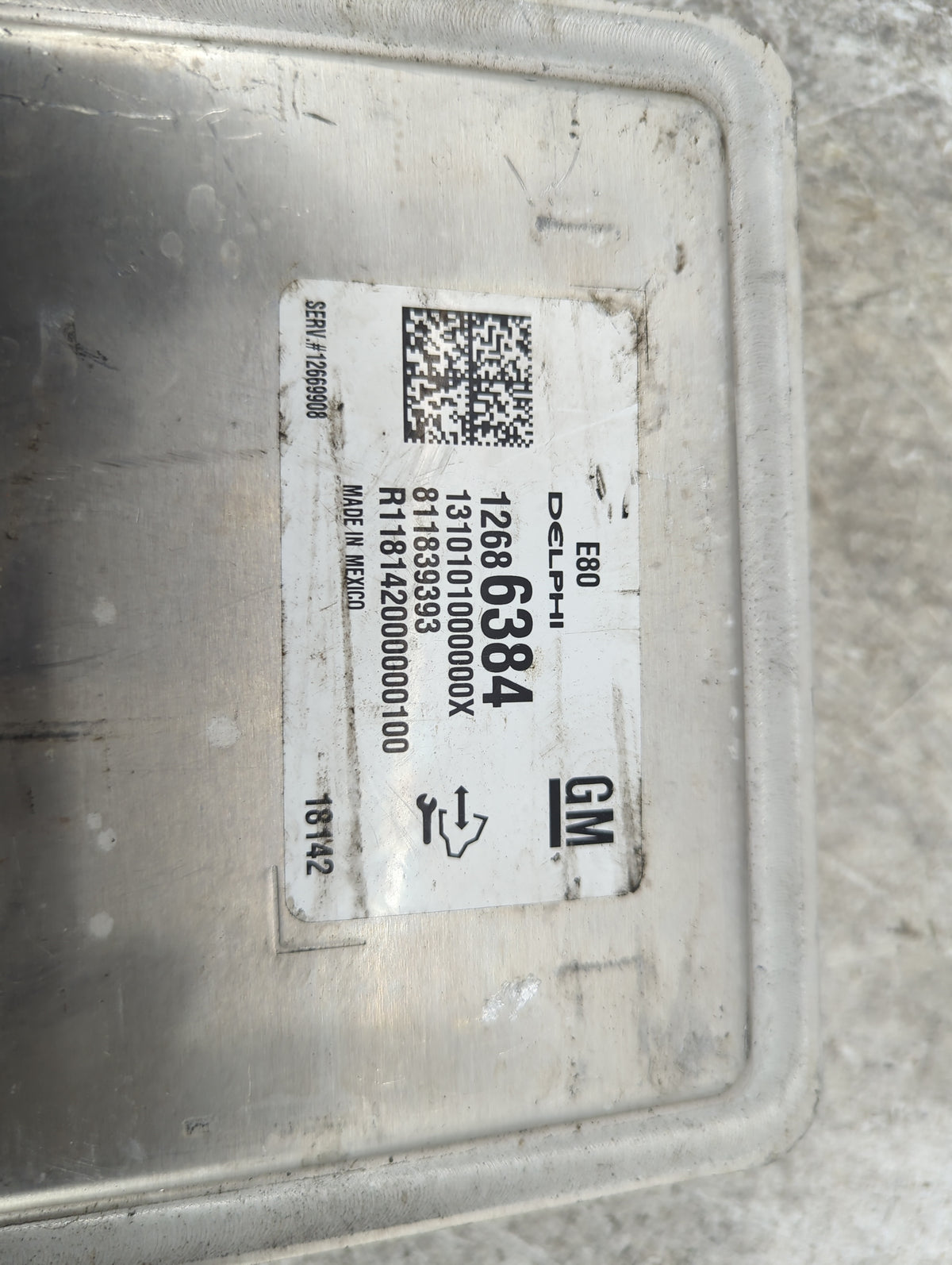 2017-2019 Chevrolet Colorado PCM Engine Control Computer ECU ECM PCU OEM P/N:12686384 13101010000000X Fits 2017 2018 2019 20
