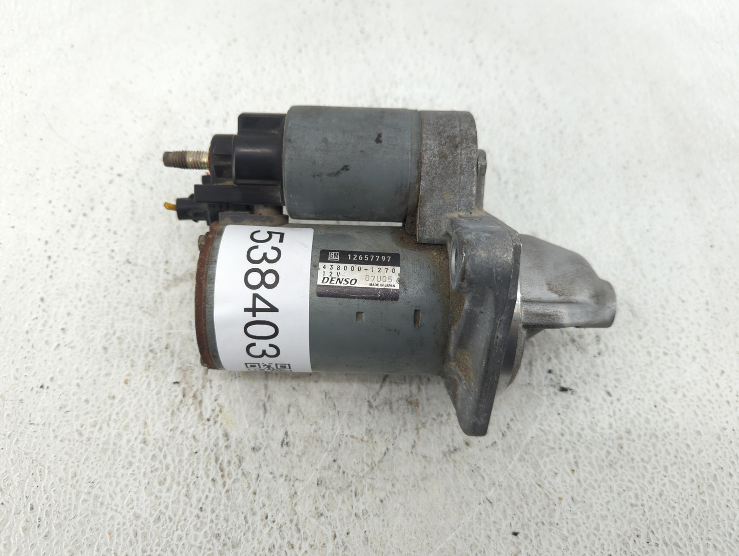 2015-2022 Chevrolet Colorado Car Starter Motor Solenoid OEM P/N:438000-1270 12657797 Fits OEM Used Auto Parts - Oemusedautop