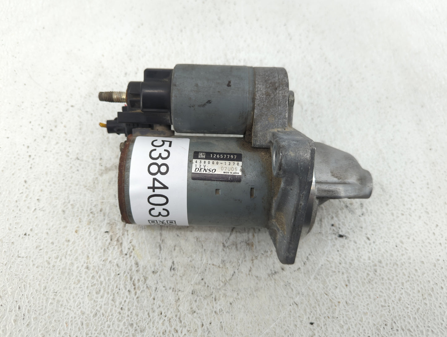 2015-2022 Chevrolet Colorado Car Starter Motor Solenoid OEM P/N:438000-1270 12657797 Fits OEM Used Auto Parts - Oemusedautop