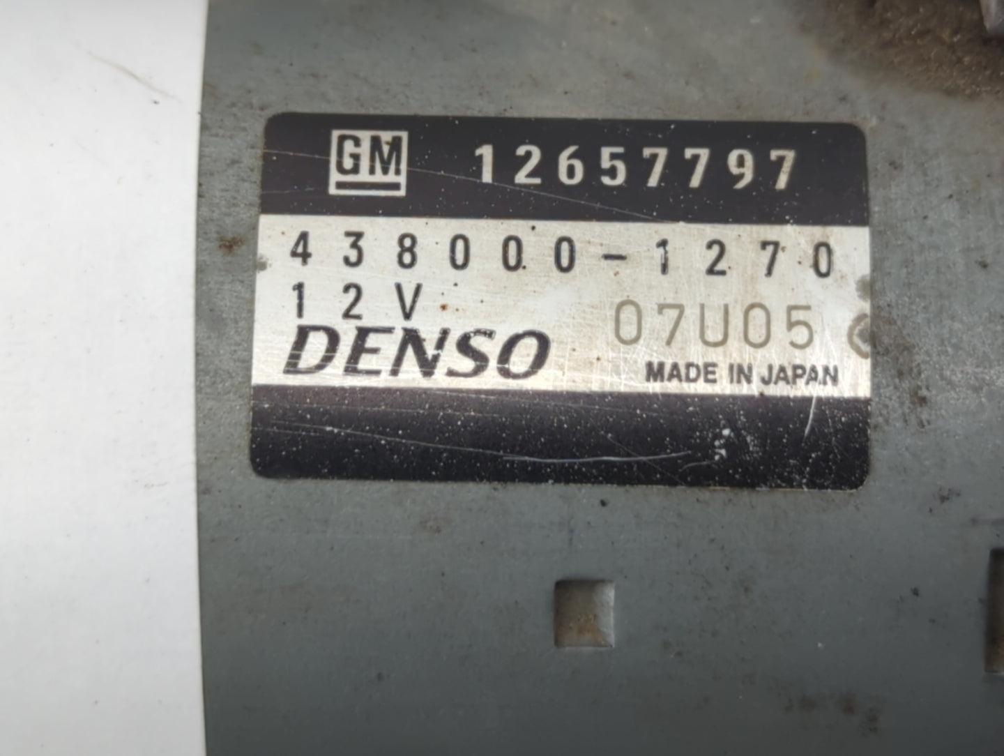 2015-2022 Chevrolet Colorado Car Starter Motor Solenoid OEM P/N:438000-1270 12657797 Fits OEM Used Auto Parts - Oemusedautop