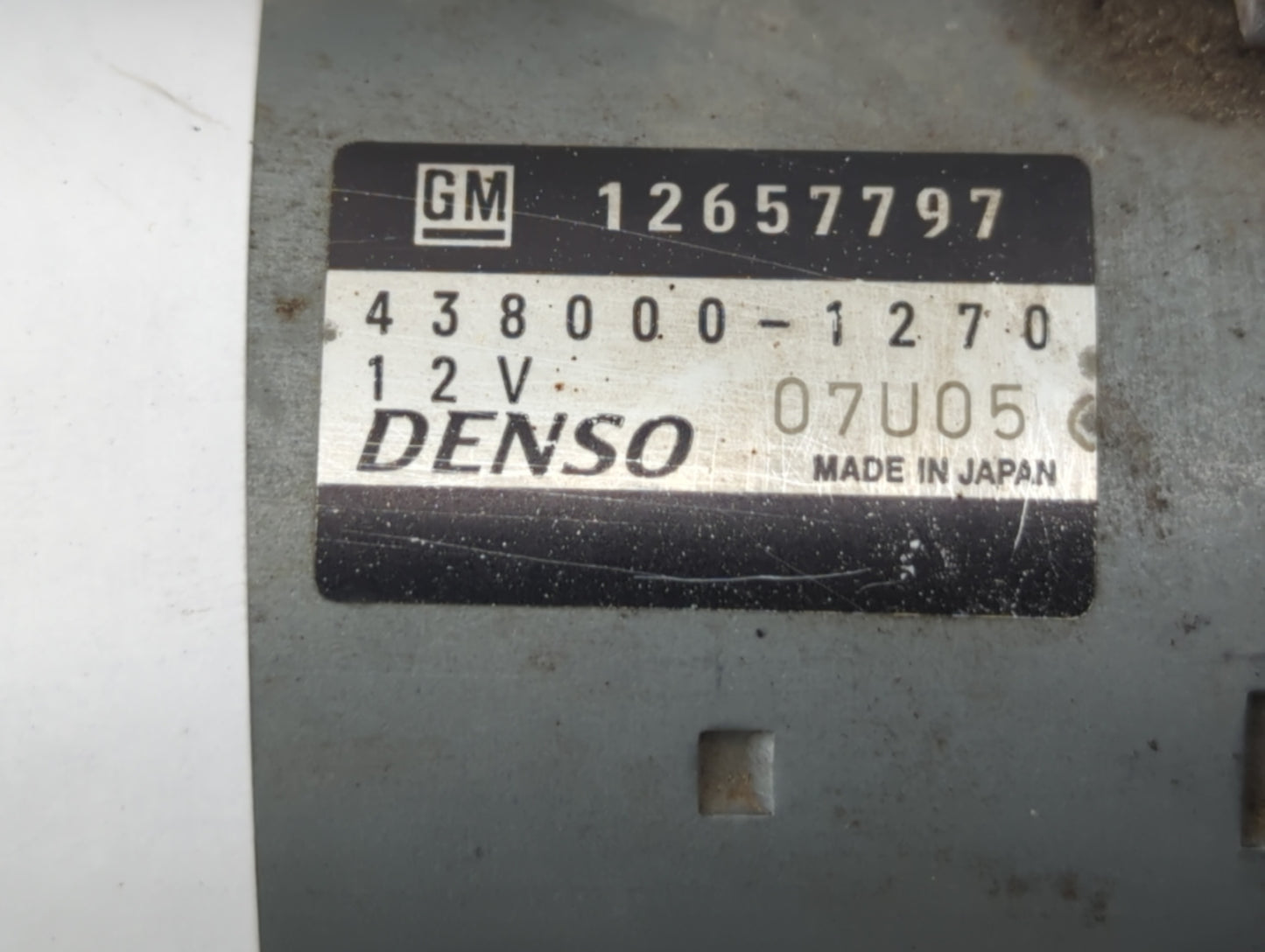 2015-2022 Chevrolet Colorado Car Starter Motor Solenoid OEM P/N:438000-1270 12657797 Fits OEM Used Auto Parts - Oemusedautop