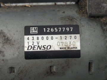 2015-2022 Chevrolet Colorado Car Starter Motor Solenoid OEM P/N:12657797 438000-1270 Fits OEM Used Auto Parts