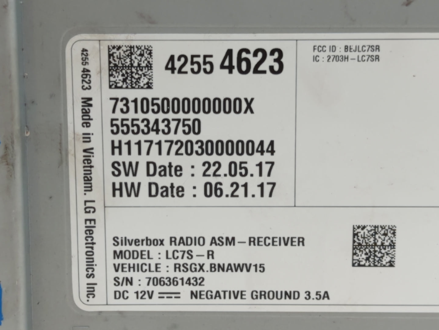 2018-2019 Chevrolet Colorado Am Fm Cd Player Radio Receiver - Oemusedautoparts1.com