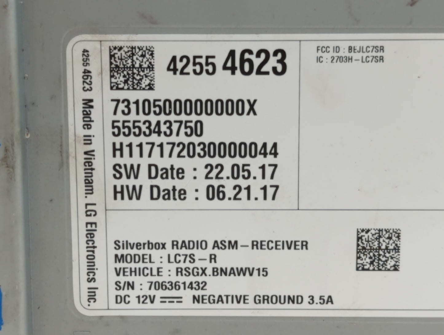 2018-2019 Chevrolet Colorado Am Fm Cd Player Radio Receiver - Oemusedautoparts1.com