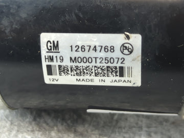 2017-2022 Chevrolet Colorado Car Starter Motor Solenoid OEM P/N:M000T25072 12674768 Fits Fits 2017 2018 2019 2020 2021 2022 OEM Used Auto Parts
