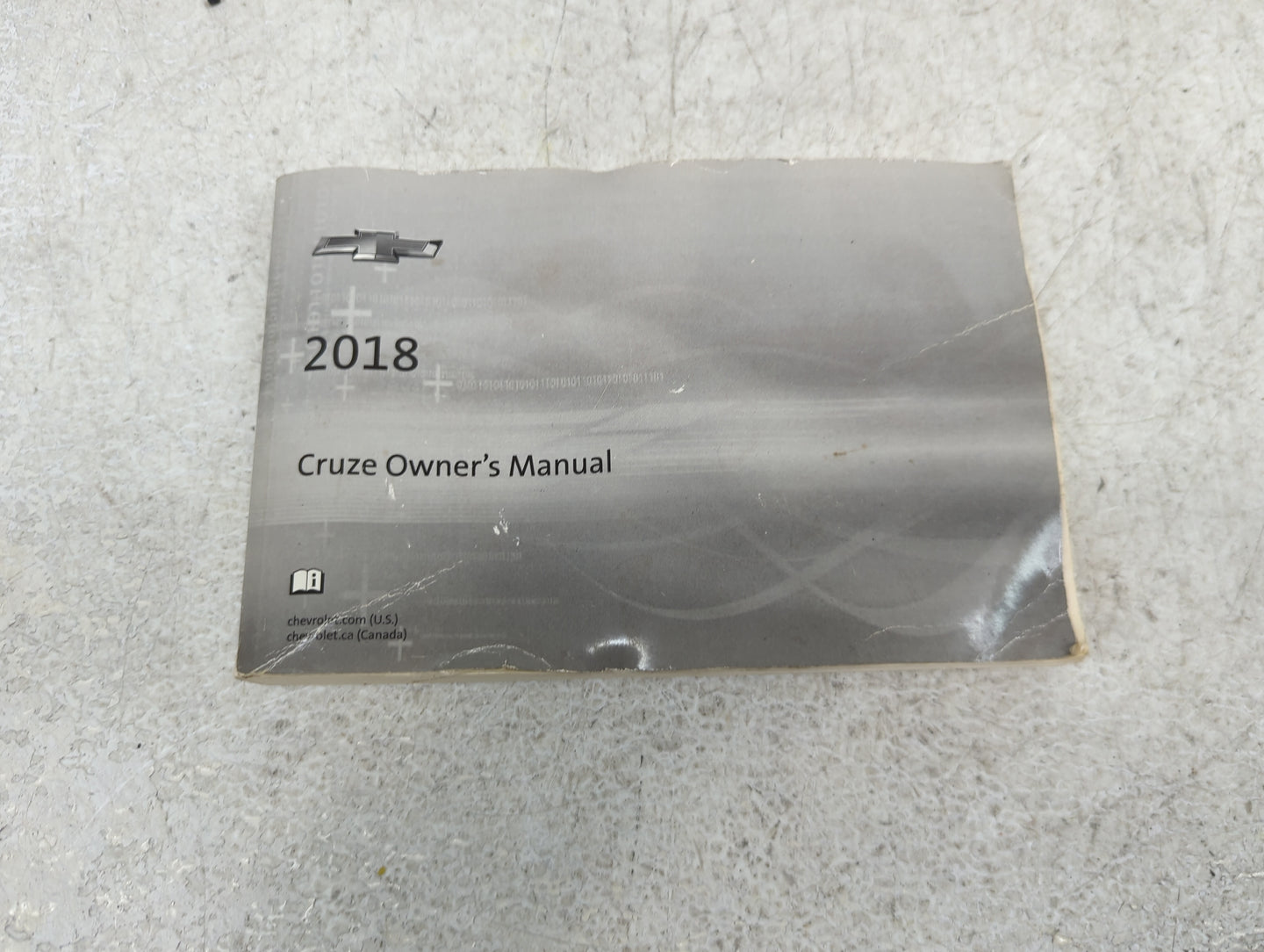 2018 Chevrolet Cruze Owners Manual Book Guide OEM Used Auto Parts - Oemusedautoparts1.com