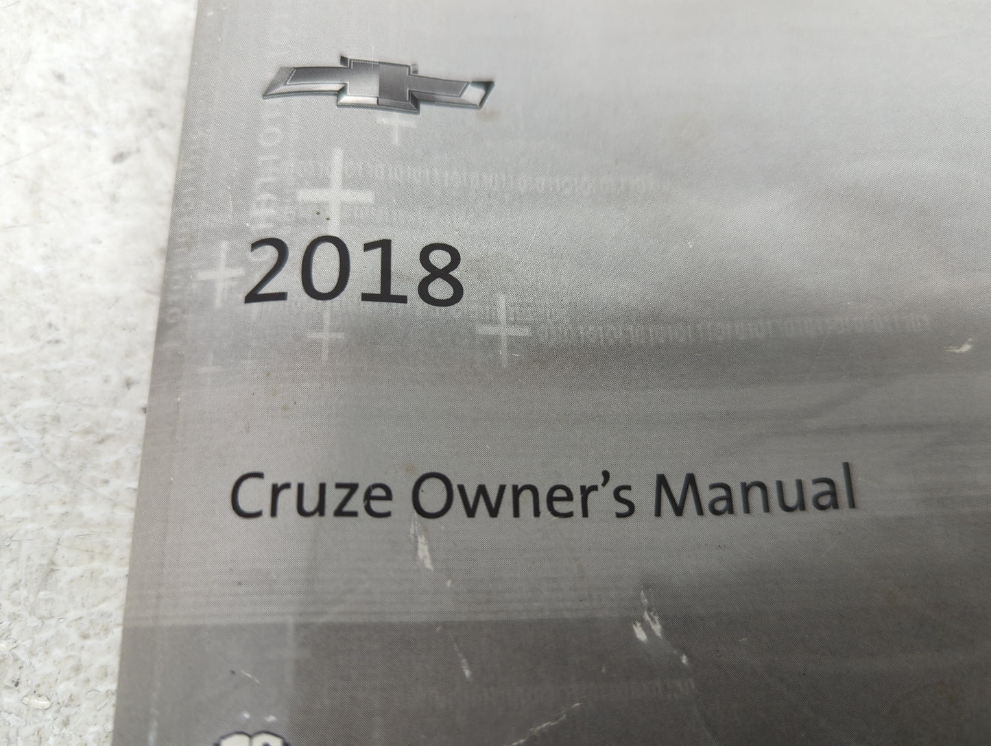 2018 Chevrolet Cruze Owners Manual Book Guide OEM Used Auto Parts - Oemusedautoparts1.com