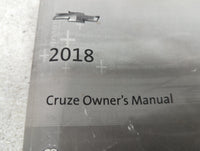 2018 Chevrolet Cruze Owners Manual Book Guide OEM Used Auto Parts - Oemusedautoparts1.com