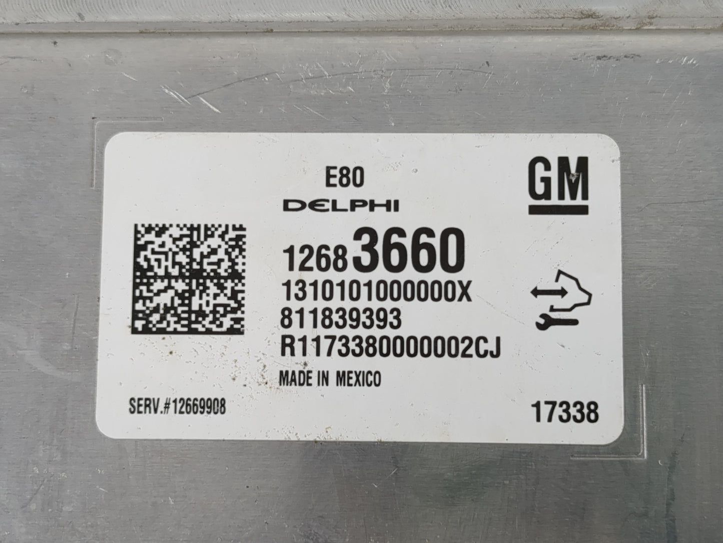 2017-2019 Chevrolet Cruze PCM Engine Control Computer ECU ECM PCU OEM Fits Fits 2017 2018 2019 2020 2021 2022 OEM Used Auto 