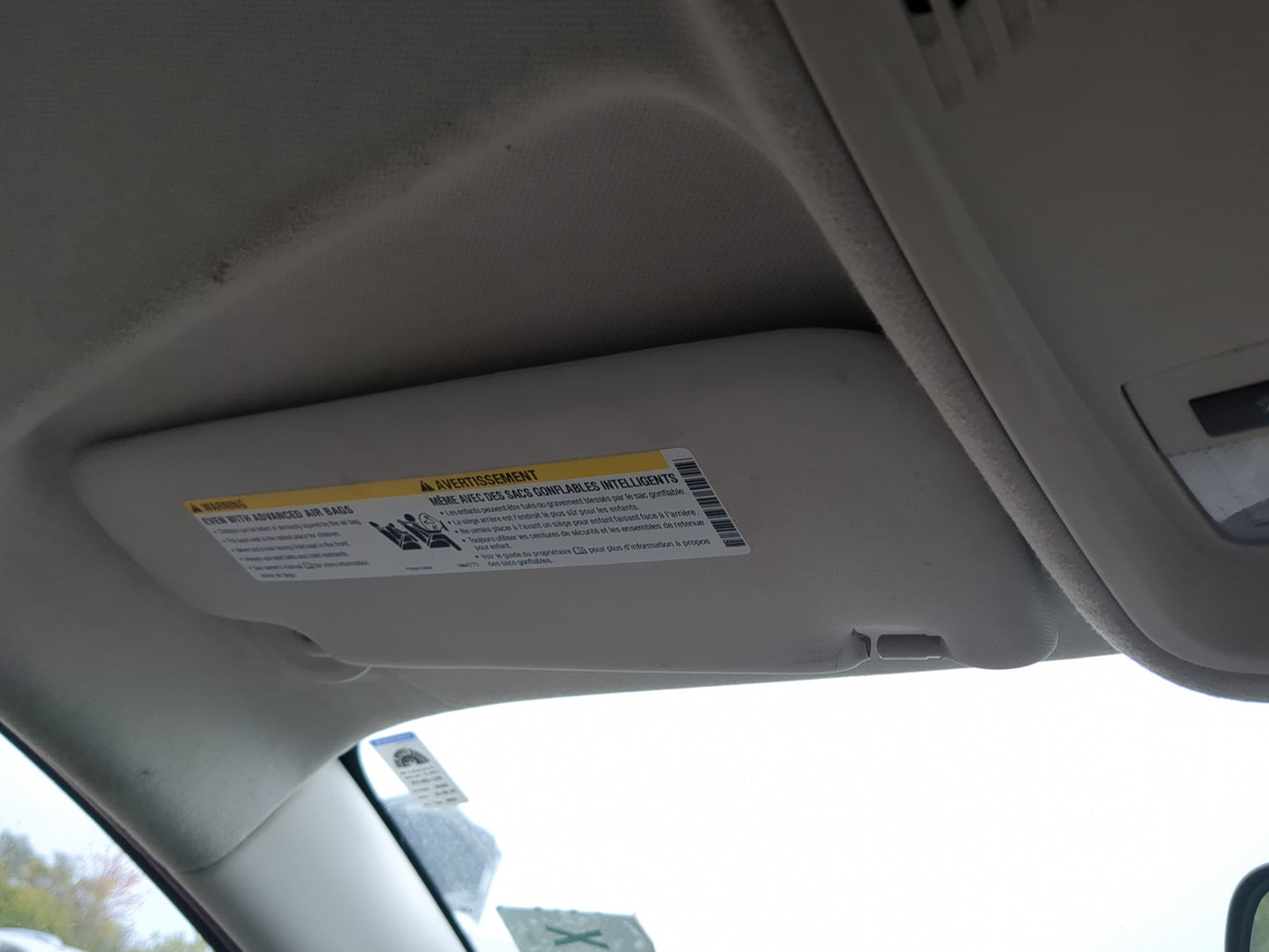 2017-2019 Chevrolet Cruze Sun Visor Shade Replacement Driver Left Mirror Fits Fits 2017 2018 2019 OEM Used Auto Parts - Oemu