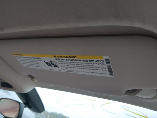 2017-2019 Chevrolet Cruze Sun Visor Shade Replacement Passenger Right Mirror Fits Fits 2017 2018 2019 OEM Used Auto Parts - 