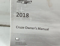 2018 Chevrolet Cruze Owners Manual Book Guide P/N:84042073 A OEM Used Auto Parts - Oemusedautoparts1.com