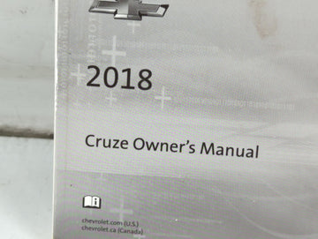 2018 Chevrolet Cruze Owners Manual Book Guide P/N:84042073 A OEM Used Auto Parts