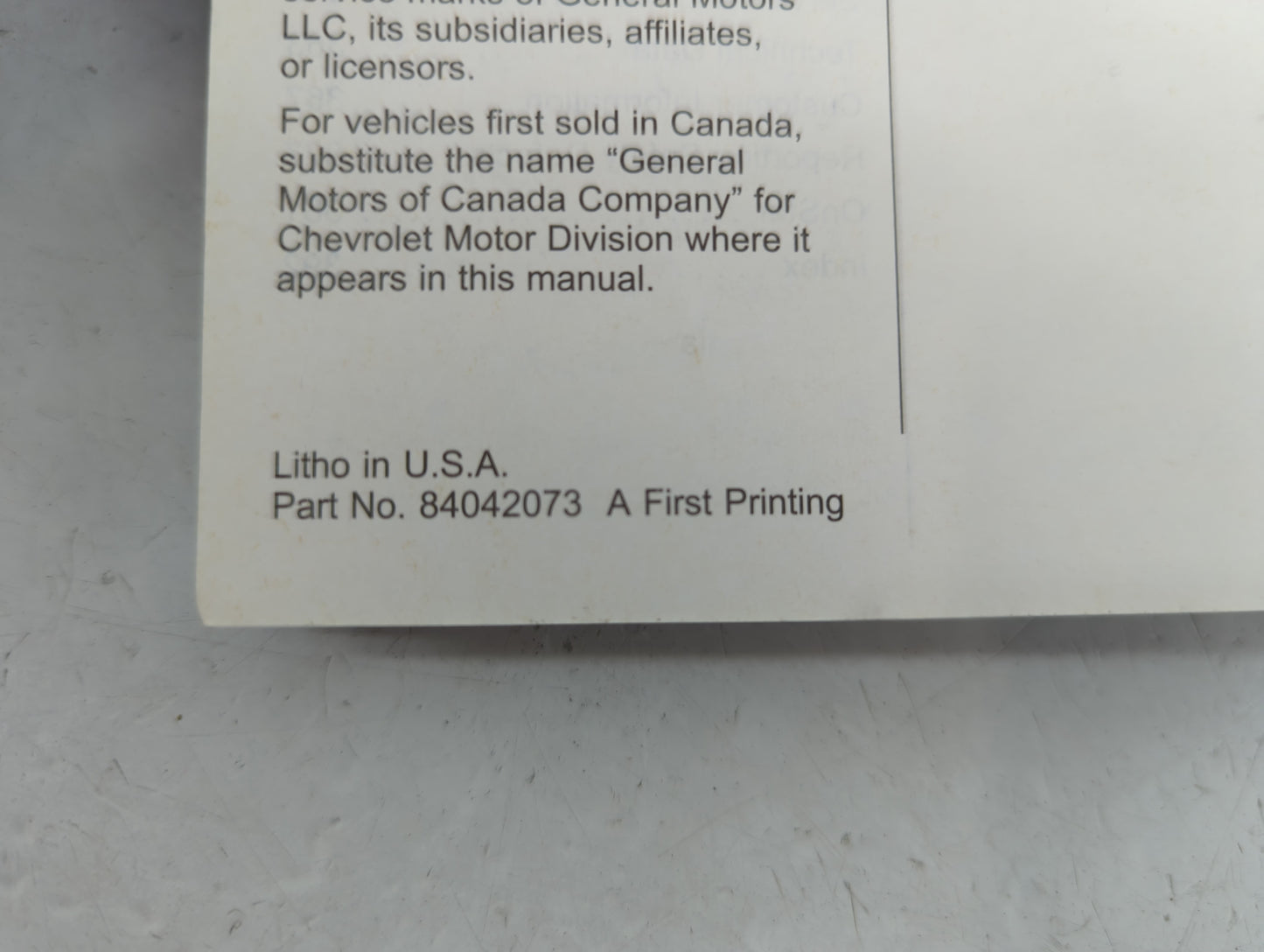 2018 Chevrolet Cruze Owners Manual Book Guide P/N:84042073 A OEM Used Auto Parts - Oemusedautoparts1.com