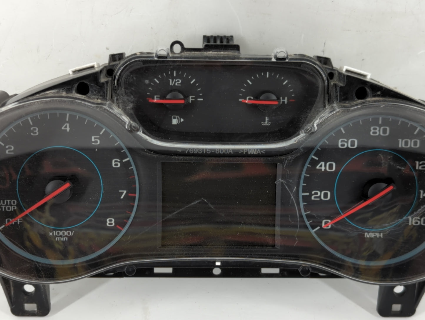 2018 Chevrolet Cruze Instrument Cluster Speedometer Gauges P/N:39084636 Fits OEM Used Auto Parts - Oemusedautoparts1.com