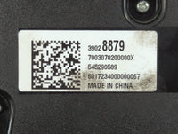 2016-2018 Chevrolet Cruze Climate Control Module Temperature AC/Heater Replacement P/N:39028879 Fits Fits 2016 2017 2018 OEM