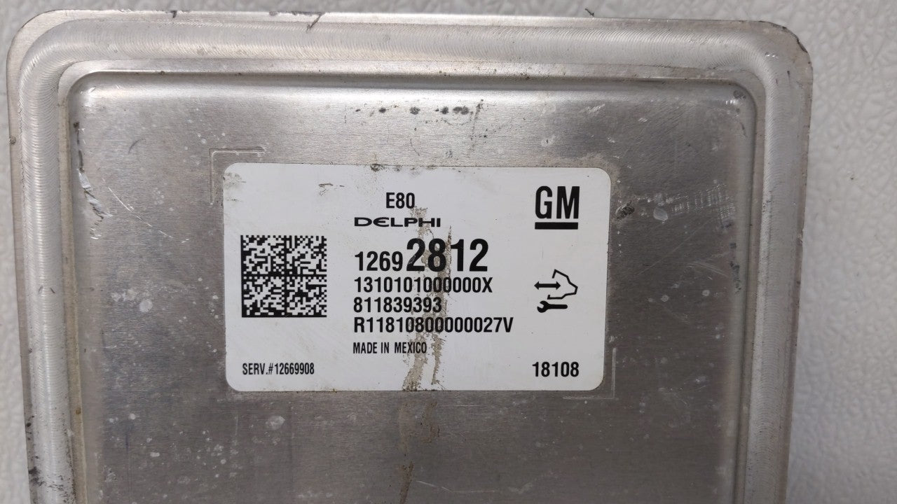 2017-2019 Chevrolet Cruze PCM Engine Control Computer ECU ECM PCU OEM P/N:12680876 12677677 Fits OEM Used Auto Parts - Oemus