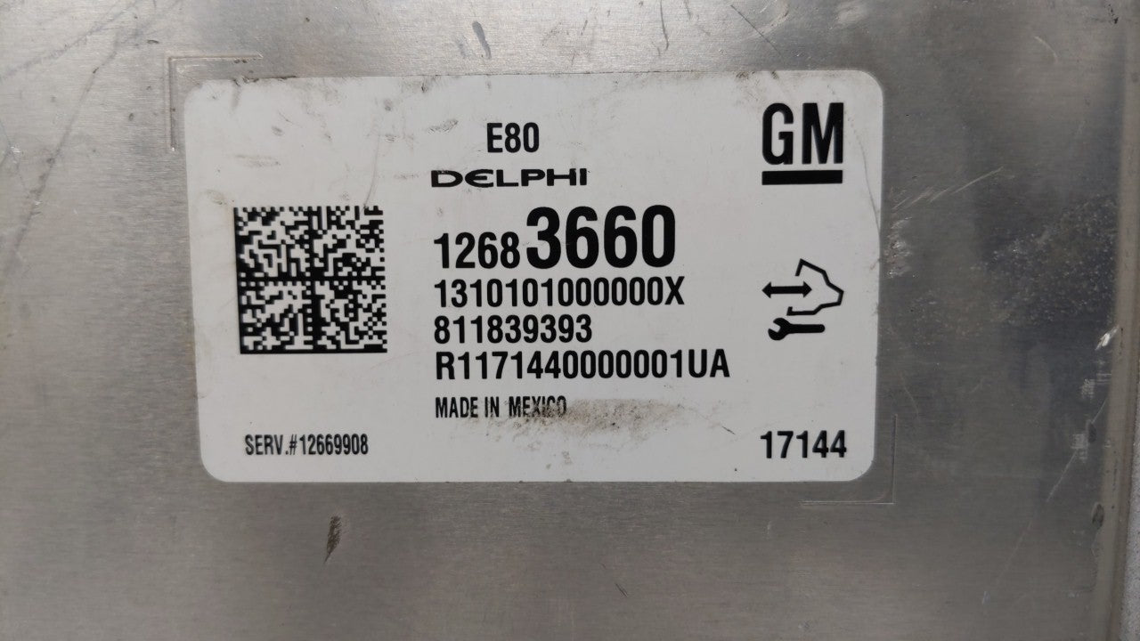 2017-2019 Chevrolet Cruze PCM Engine Control Computer ECU ECM PCU OEM P/N:12680876 12677677 Fits OEM Used Auto Parts - Oemus