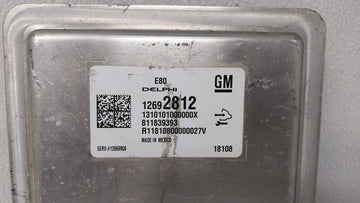 2017-2018 Chevrolet Cruze PCM Engine Control Computer ECU ECM PCU OEM P/N:12680876 12677677, 12692812 Fits Fits 2017 2018 2019 OEM Used Auto Parts