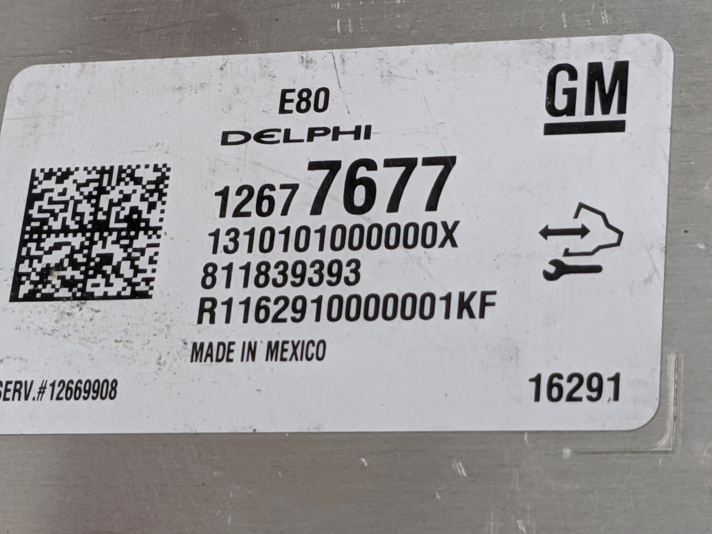 2017-2019 Chevrolet Cruze PCM Engine Control Computer ECU ECM PCU OEM P/N:12680876 12677677 Fits OEM Used Auto Parts - Oemus