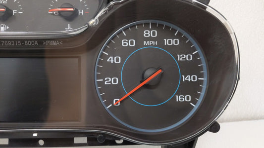 2018 Chevrolet Cruze Instrument Cluster Speedometer Gauges P/N:39084636,42668707,39084635,39084636,39084636 42668707 Fits OEM Used Auto Parts