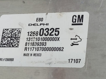 2017-2019 Chevrolet Cruze PCM Engine Control Computer ECU ECM PCU OEM P/N:12680325 12669908 Fits OEM Used Auto Parts