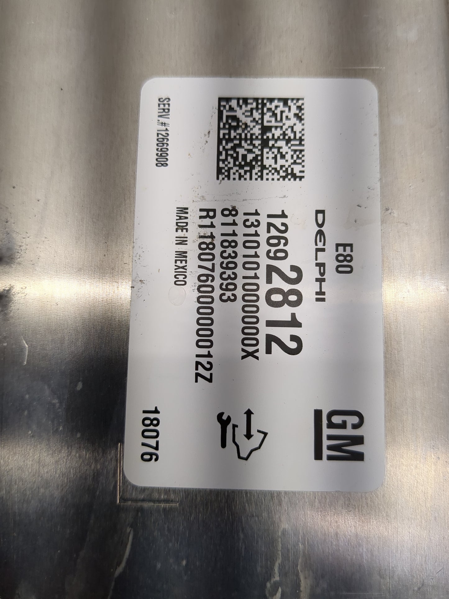 2017-2019 Chevrolet Cruze PCM Engine Control Computer ECU ECM PCU OEM P/N:12692812 12669908 Fits OEM Used Auto Parts - Oemus