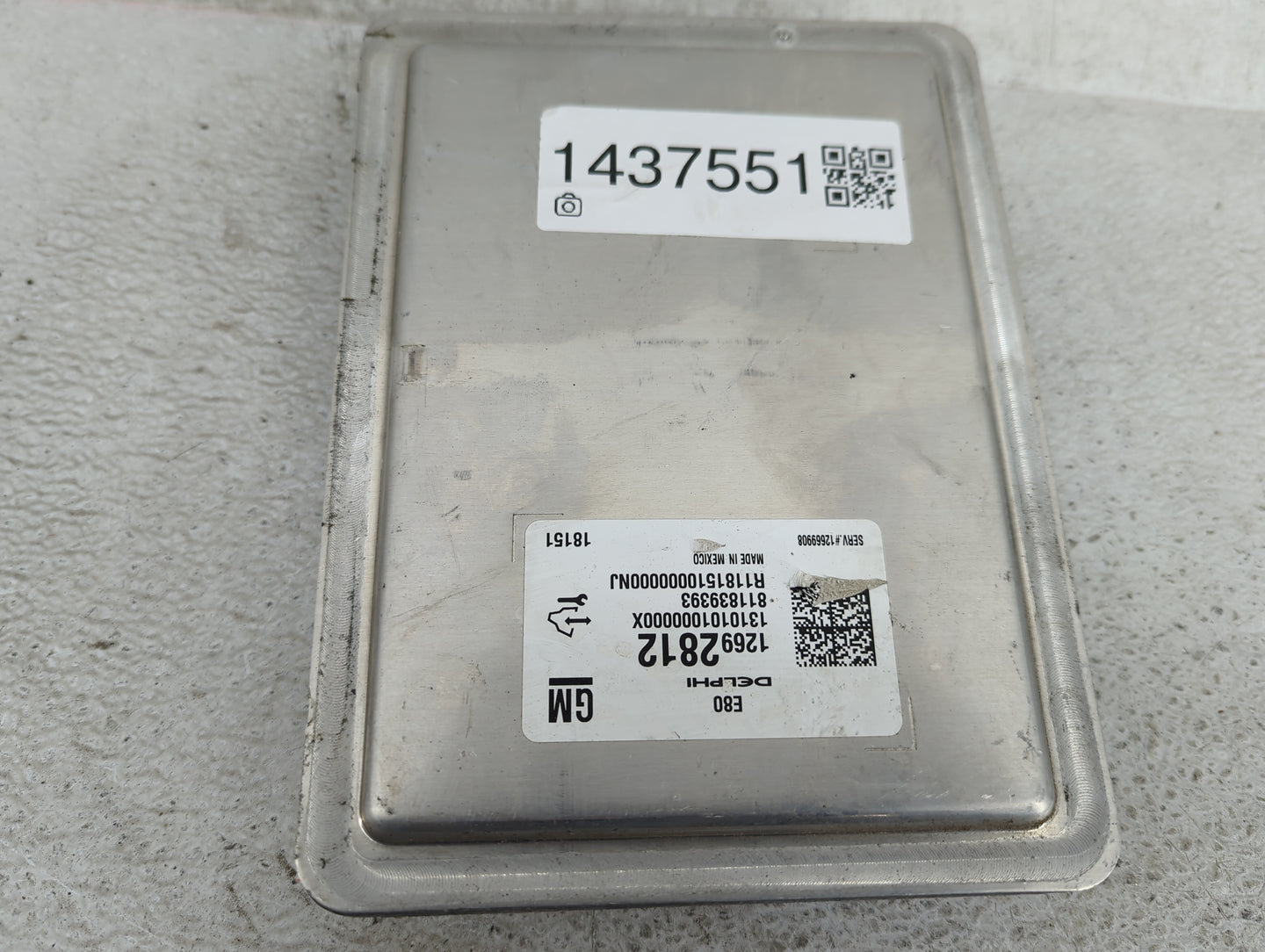 2017-2019 Chevrolet Cruze PCM Engine Control Computer ECU ECM PCU OEM P/N:12692812 12669908 Fits OEM Used Auto Parts - Oemus