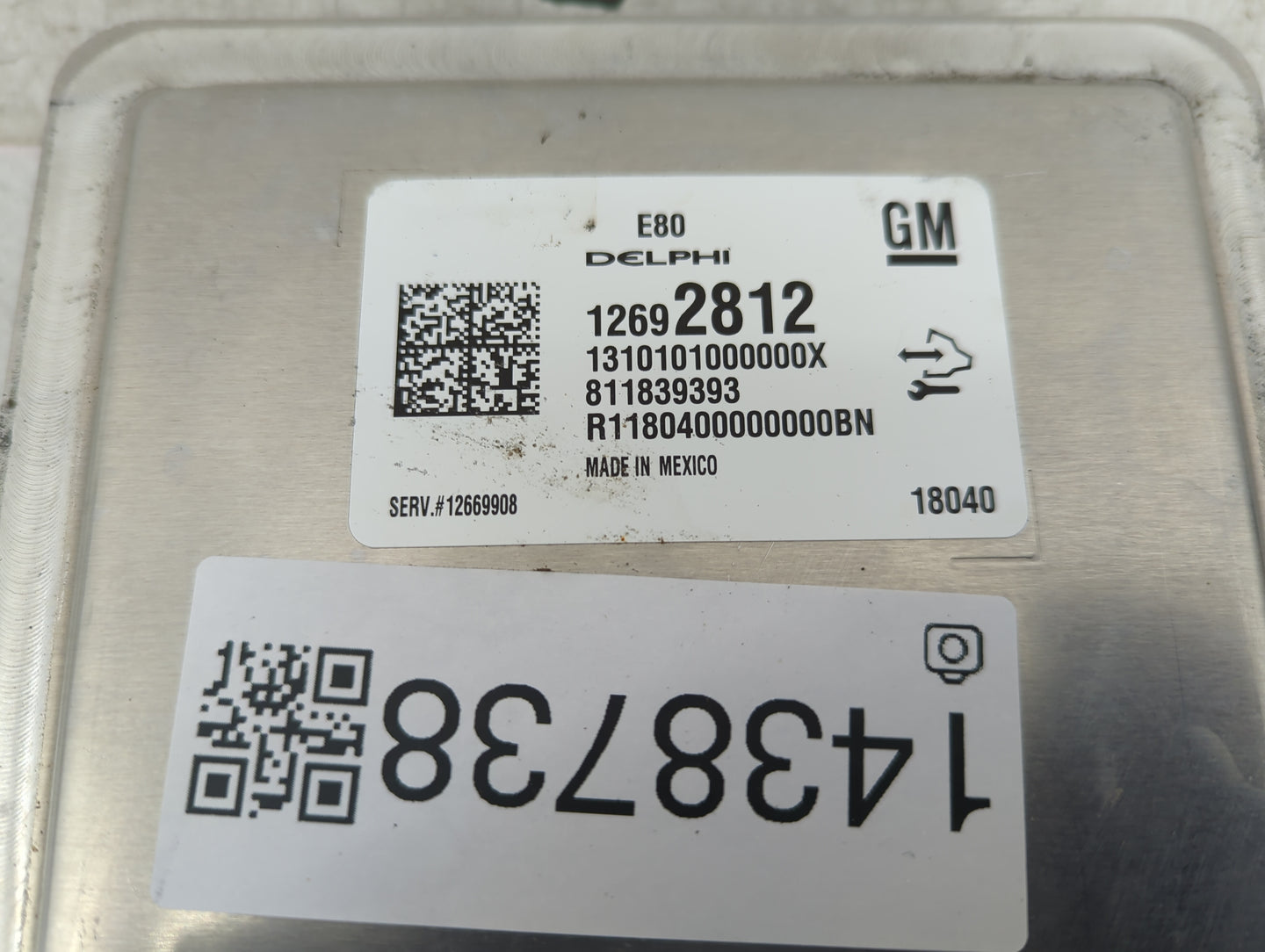 2017-2019 Chevrolet Cruze PCM Engine Control Computer ECU ECM PCU OEM P/N:12692812 12669908 Fits OEM Used Auto Parts - Oemus