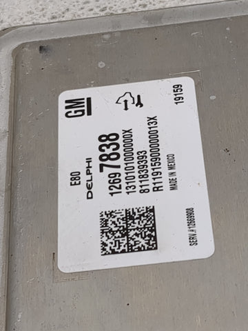 2017-2019 Chevrolet Cruze PCM Engine Control Computer ECU ECM PCU OEM P/N:12697838 12692812 Fits OEM Used Auto Parts