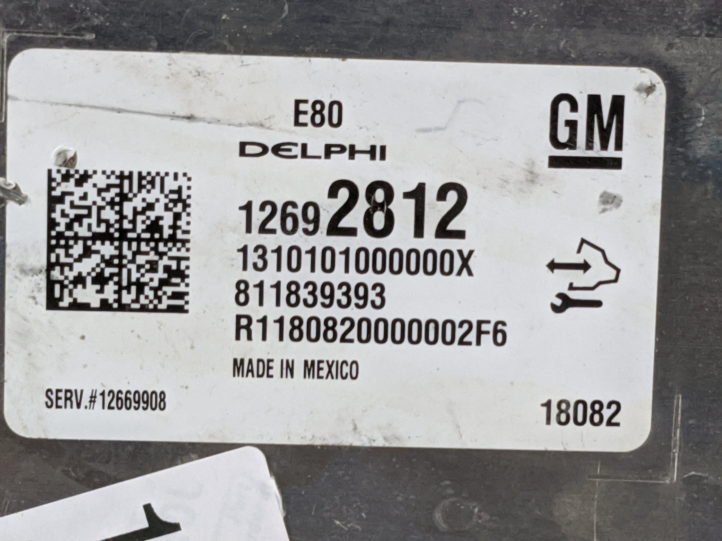 2017-2019 Chevrolet Cruze PCM Engine Control Computer ECU ECM PCU OEM P/N:12692812 12669908 Fits OEM Used Auto Parts - Oemus