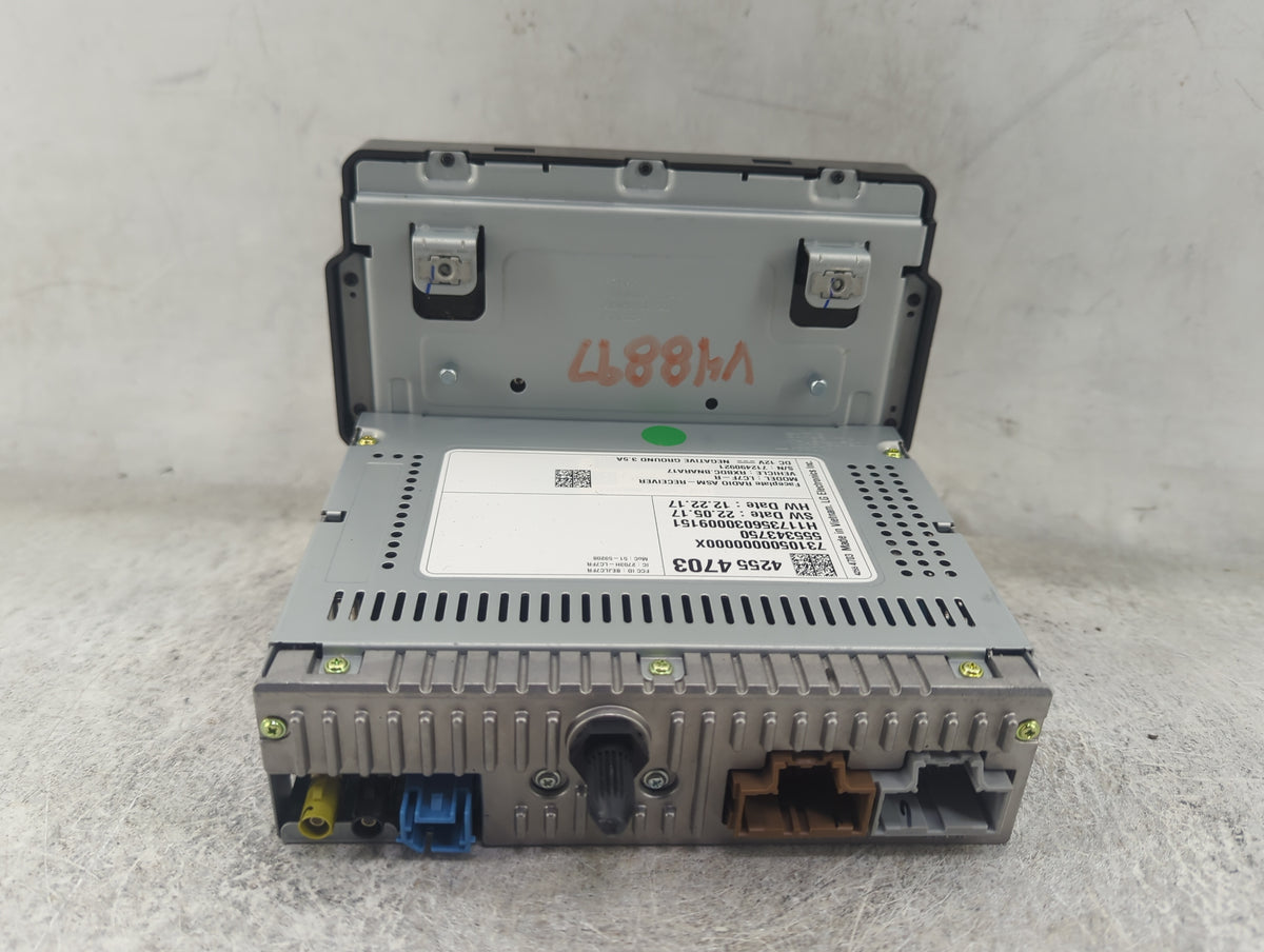 2018 Chevrolet Cruze Radio AM FM Cd Player Receiver Replacement P/N:42554703 555343750, H11735603000915 Fits 2019 2020 2021 