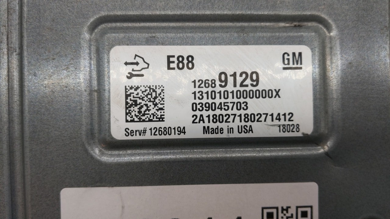 2017-2018 Chevrolet Cruze PCM Engine Control Computer ECU ECM PCU OEM P/N:12680876 12677677, 12692812 Fits Fits 2017 2018 20