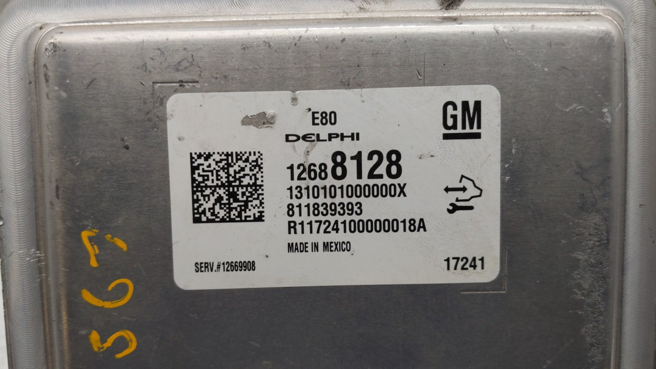 2017-2018 Chevrolet Cruze PCM Engine Control Computer ECU ECM PCU OEM P/N:12680876 12677677, 12692812 Fits Fits 2017 2018 20