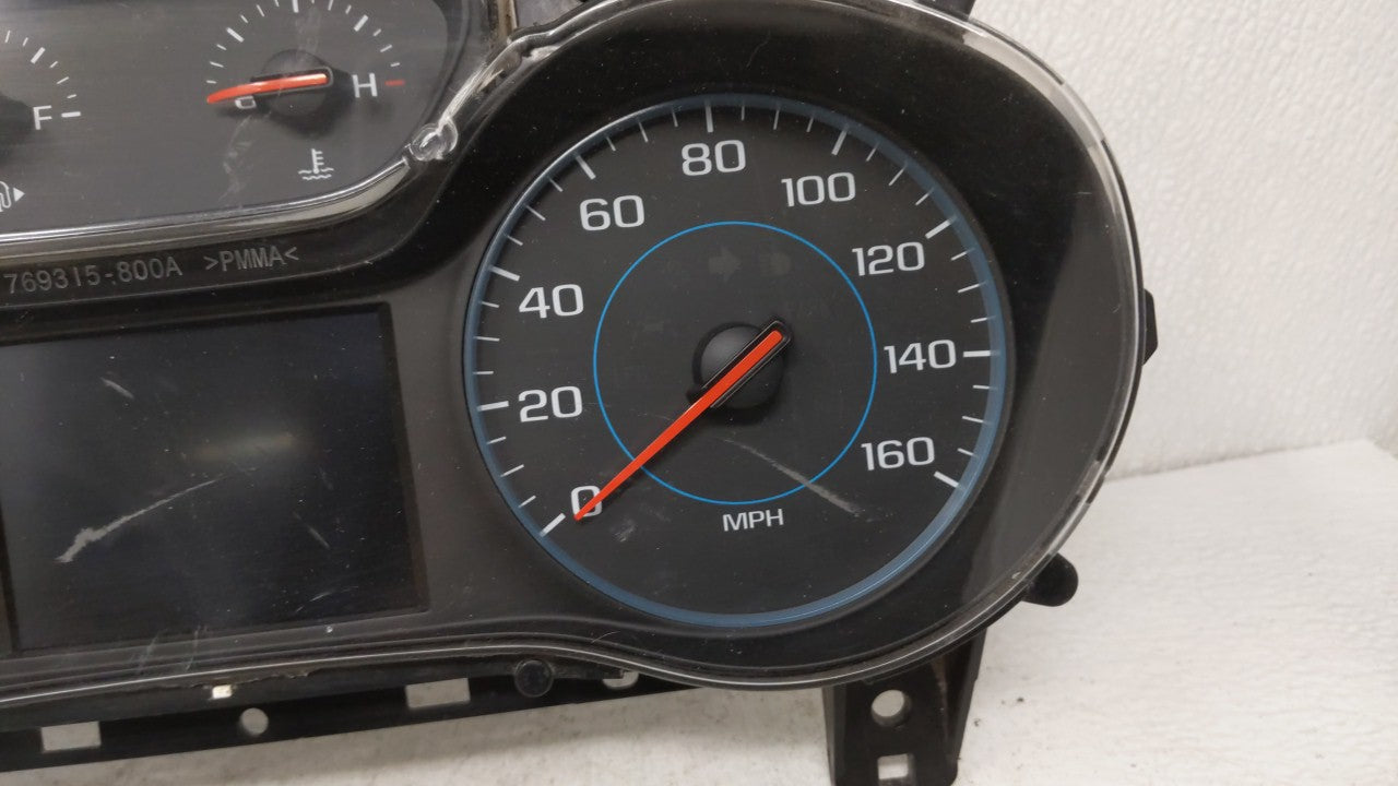 2018 Chevrolet Cruze Instrument Cluster Speedometer Gauges P/N:39084636,42668707,39084635,39084636,39084636 42668707 Fits OE