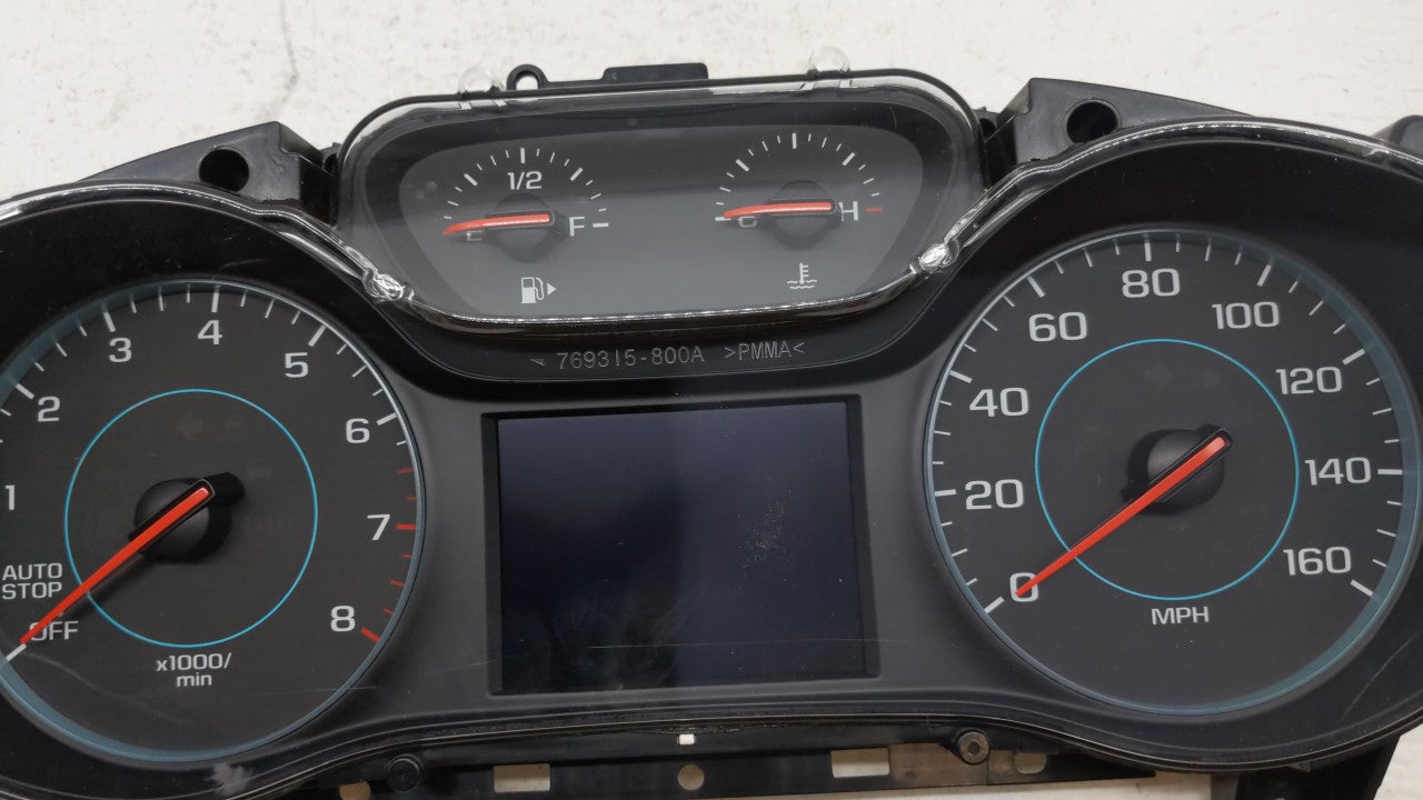 2018 Chevrolet Cruze Instrument Cluster Speedometer Gauges P/N:39084636 42668707, 39084635 Fits OEM Used Auto Parts - Oemuse