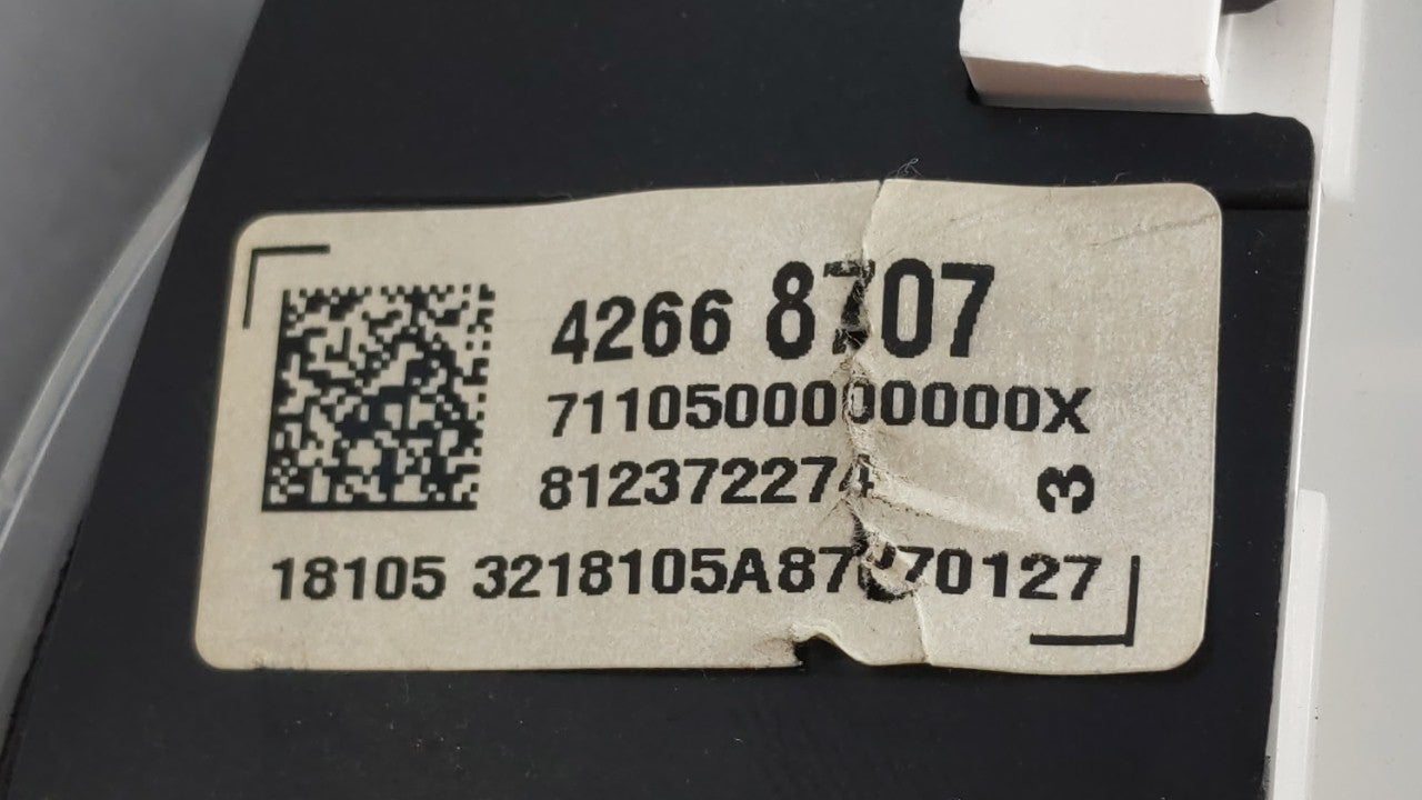 2018 Chevrolet Cruze Instrument Cluster Speedometer Gauges P/N:42668707 39084636 Fits OEM Used Auto Parts - Oemusedautoparts