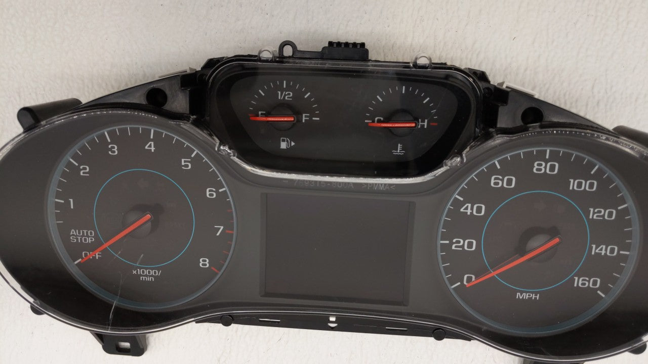 2018 Chevrolet Cruze Instrument Cluster Speedometer Gauges P/N:39084636 42668707, 39084635 Fits OEM Used Auto Parts - Oemuse