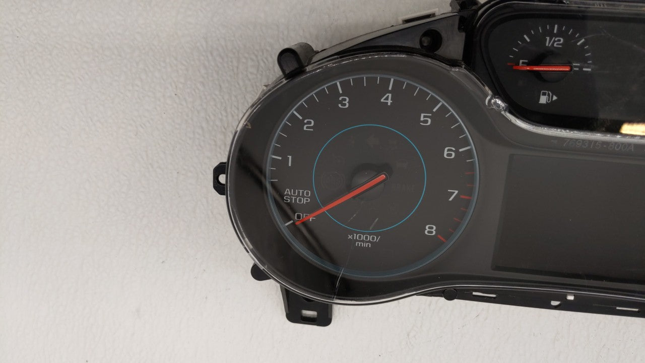 2018 Chevrolet Cruze Instrument Cluster Speedometer Gauges P/N:39084636 42668707, 39084635 Fits OEM Used Auto Parts - Oemuse