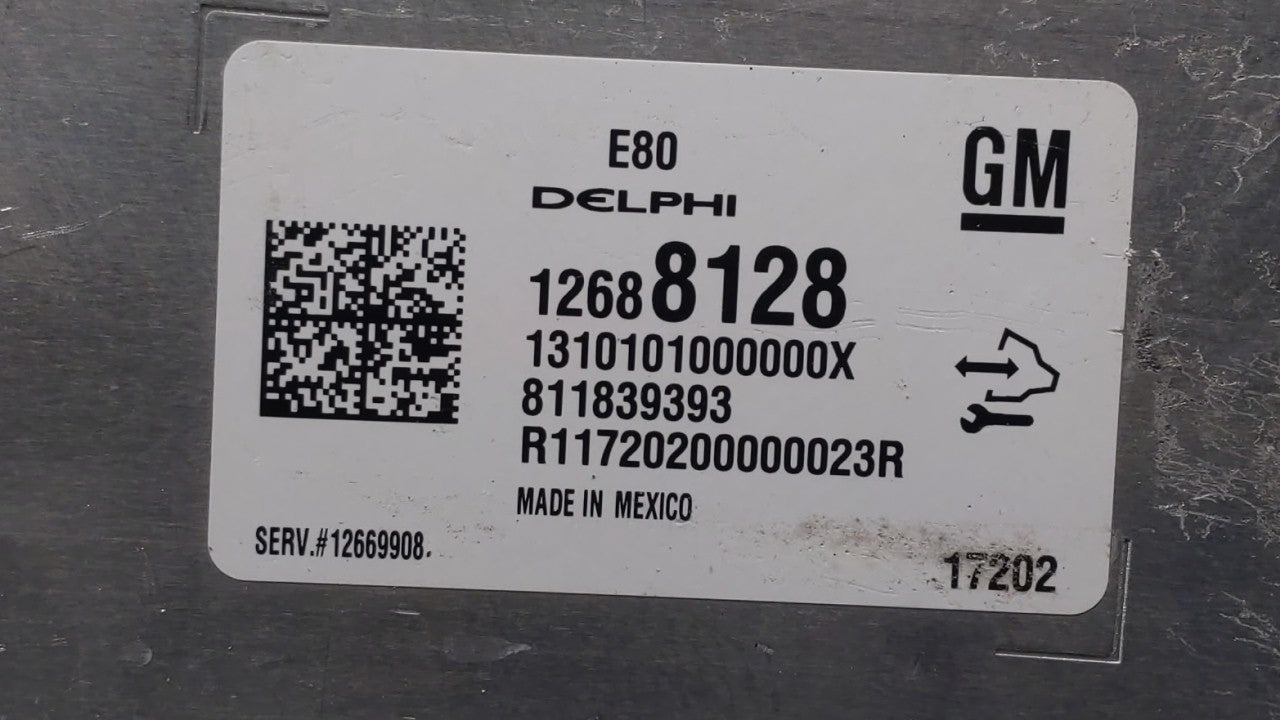 2017-2018 Chevrolet Cruze PCM Engine Control Computer ECU ECM PCU OEM P/N:12696201 12692038, 12676683 Fits Fits 2017 2018 20