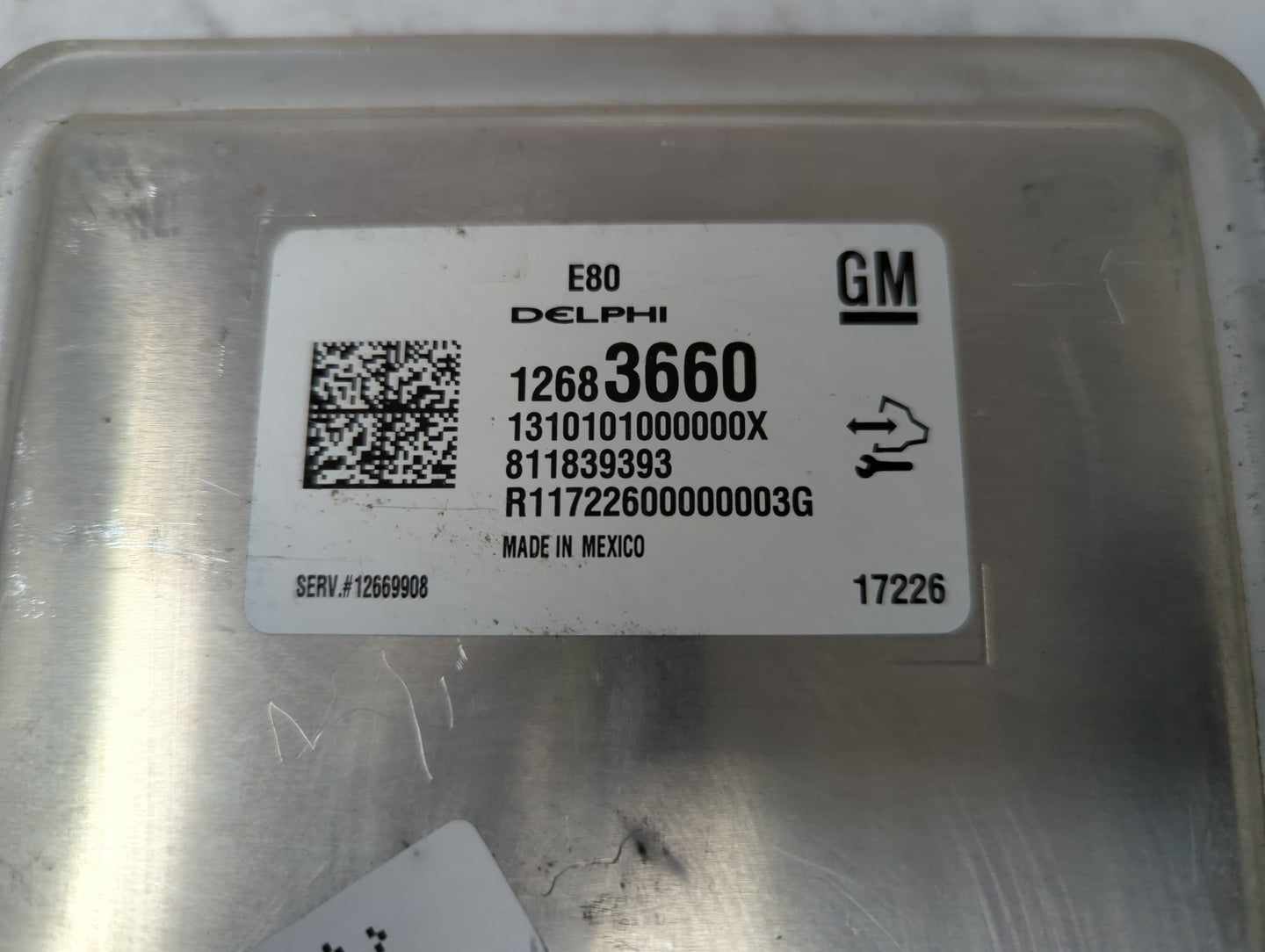 2017-2018 Chevrolet Cruze PCM Engine Control Computer ECU ECM PCU OEM P/N:12692812 12687467, 12696201 Fits Fits 2017 2018 20