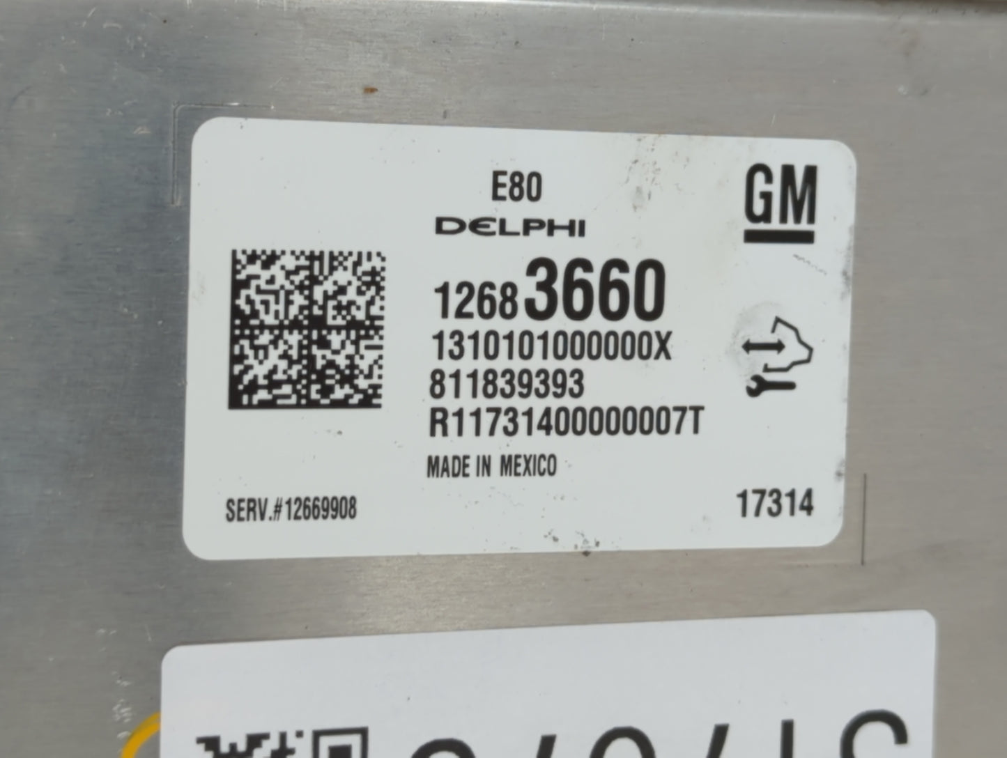 2017-2018 Chevrolet Cruze PCM Engine Control Computer ECU ECM PCU OEM P/N:12692812 12687467, 12696201 Fits Fits 2017 2018 20