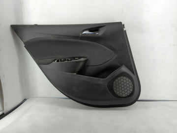 2018 Chevrolet Cruze Rear Left Driver Interior Door Panel Trim Black - Oemusedautoparts1.com