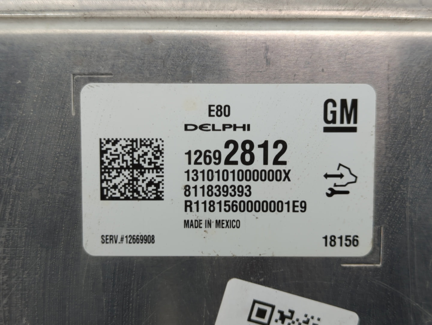 2017-2018 Chevrolet Cruze PCM Engine Control Computer ECU ECM PCU OEM P/N:12669908 12692812, 12688128 Fits Fits 2017 2018 20