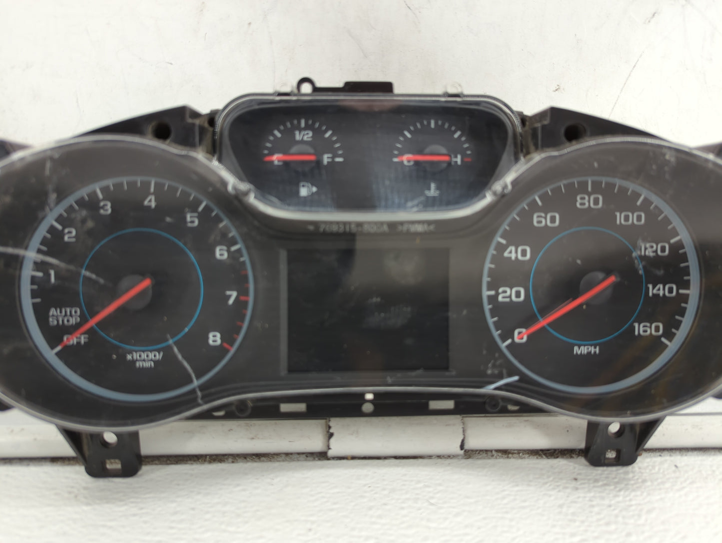 2018 Chevrolet Cruze Instrument Cluster Speedometer Gauges P/N:39084636 42668707, 39084635 Miles: Fits OEM Used Auto Parts -